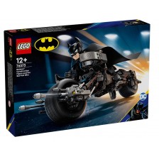 Конструктор LEGO DC Comics Super Heroes - Фигура за изграждане Батман и мотоциклет (76273) -1