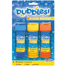 Комплект пълнители за балончета Grafix - Bubble, 60 ml, 3 броя -1
