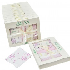 Комплект памучни кърпи LoveMAXX - 7 броя, 20 х 20 cm, розови