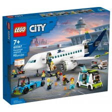 Конструктор LEGO City - Пътнически самолет (60367) -1