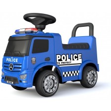 Кола за бутане Moni Mercedes Benz - Antos Police, синя -1
