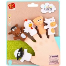 Комплект фигурки за пръсти Raya Toys Гумени - животни 