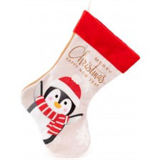 Коледен чорап Амек Тойс - Пингвинче, 28 cm