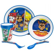 Комплект за хранене Stor - Paw Patrol Pup Power, 5 части