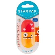 Коректор лента Starpak - Robbi Orange, 5 x 6 mm