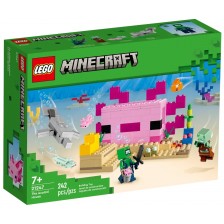 Конструктор LEGO Minecraft - Къща-аксолотъл (21247) -1
