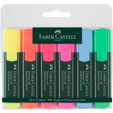 Комплект текст маркери Faber-Castell 48 - 6 цвята -1