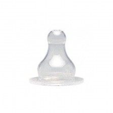 Комплект биберони за пластмасови бутилки Thermobaby - Силиконови, 0-18 месеца, 2 броя