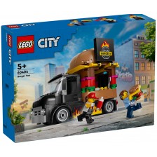 Конструктор LEGO City - Камион за бургери (60404) -1