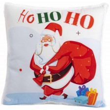 Коледна възглавничка с Дядо Коледа Амек Тойс - Ho-ho-ho -1