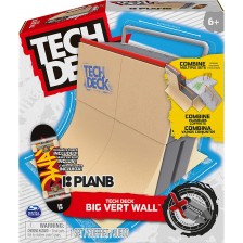 Комплект Spin Master Tech Deck - Рампа и скейтборд за пръсти, Big Vert Wall