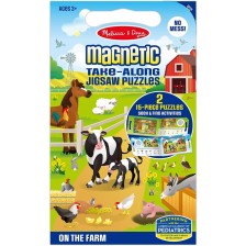 Комплект магнитни пъзели Melissa & Doug - Във фермата -1