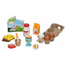 Игрален комплект Lelin - Продукти за закуска