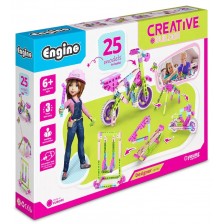 Конструктор Engino Creative Builder - 25 модела за момичета -1