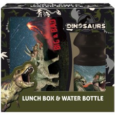 Комплект бутилка и кутия за храна Derform Dinosaur 17