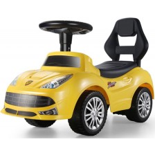Кола за яздене Fengda - Hot Sport, жълта -1