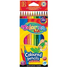 Комплект цветни моливи Colorino Kids - 12 цвята -1