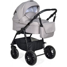 Комбинирана детска количка 3в1 Baby Giggle - Toronto, бежова -1