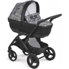 Комбинирана бебешка количка 3 в 1 Cam - Dinamico Smart,  913, черно-бяла -1