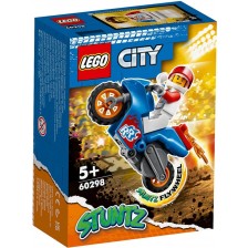 Комплект Lego City Stunt - Каскадьорски мотоциклет ракета (60298)