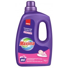 Концентриран гел за пране Sano - Maxima Sensitive, 80 пранета, 4 l