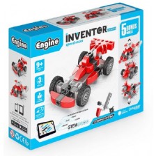 Конструктор 5 в 1 Engino Inventor Mechanics - Състезателна кола