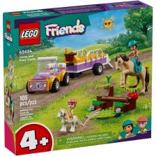 Конструктор LEGO Friends - Ремарке за коне и понита (42634) -1