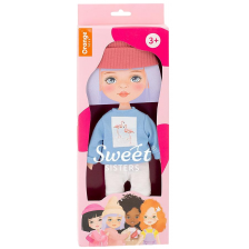 Комплект дрехи за кукла Orange Toys Sweet Sisters - Син суитшърт