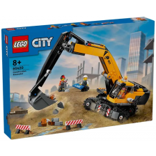 Конструктор LEGO City - Жълт строителен багер (60420) -1