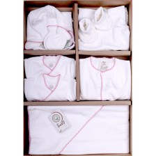 Комплект за изписване от 9 части Bio Baby - Органичен памук, 50 cm, 0-1 месеца -1