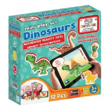 Комплект говорещи играчки Jagu - Динозаври, 12 части -1