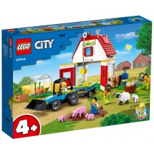 Конструктор Lego City - Хамбар и животни във фермата (60346)