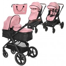 Комбинирана количка Lorelli - Viola, Pink
