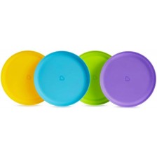 Комплект цветни чинии Munchkin - 4 броя -1