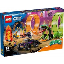 Конструктор LEGO City - Арена за каскади с два лупинга (60339) -1