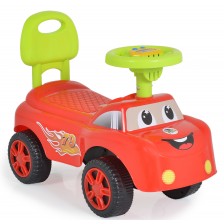 Кола за бутане Moni Toys - Keep Riding, червена -1