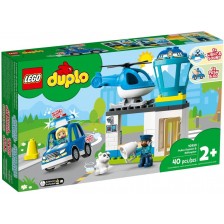 Конструктор Lego Duplo Town - Полицейски участък и хеликоптер (10959)