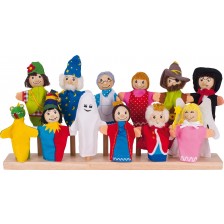 Комплект кукли за пръсти Goki - 12 броя