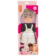 Комплект дрехи за кукла Orange Toys Sweet Sisters - Дънкова рокля без ръкави -1