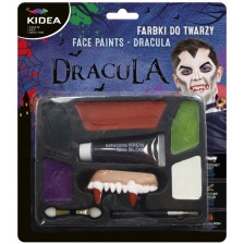 Комплект боички за лице и аксесоари Kidea - Dracula, 6 цвята -1
