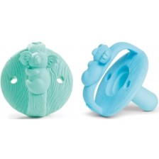 Комплект силиконови залъгалки Munchkin - Koala, 0m+, 2 броя, сини