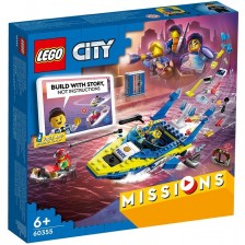 Конструктор LEGO City - Мисии на детективите от водната полиция (60355) -1