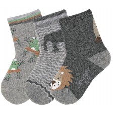 Комплект детски чорапи Sterntaler - 3 чифта, 17/18, 6-12 месеца