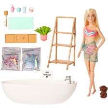 Комплект Barbie - Кукла с вана