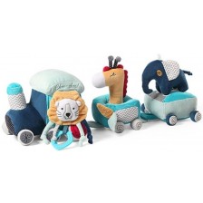 Комплект образователни играчки Babyono Play More - Сафари влак -1