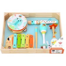 Комплект музикални инструменти Tooky Toy - Празник в гората -1