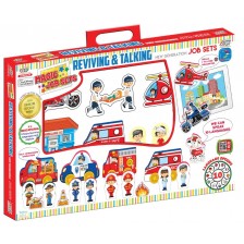 Комплект говорещи играчки Jagu - Болница, 16 части -1