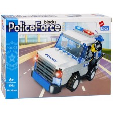 Конструктор Alleblox Police Force - Полицейска кола, 107 части