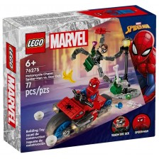 Конструктор LEGO Marvel Super Heroes - Преследване с мотоциклети: Спайдърмен срещу Док Ок (76275)