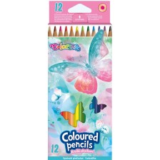 Комплект цветни моливи Colorino - Dreams, 12 цвята -1